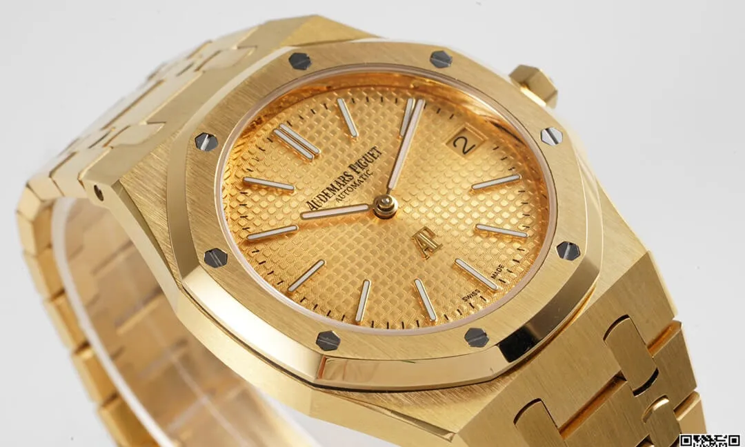 Audemars Piguet Royal Oak 15202BA.OO.1240BA.02 KZ Factory 1:1 Best Edition Replica Watch Gold Case
